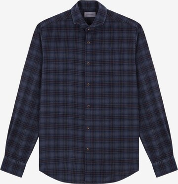 Scalpers Regular fit Button Up Shirt in Blue: front