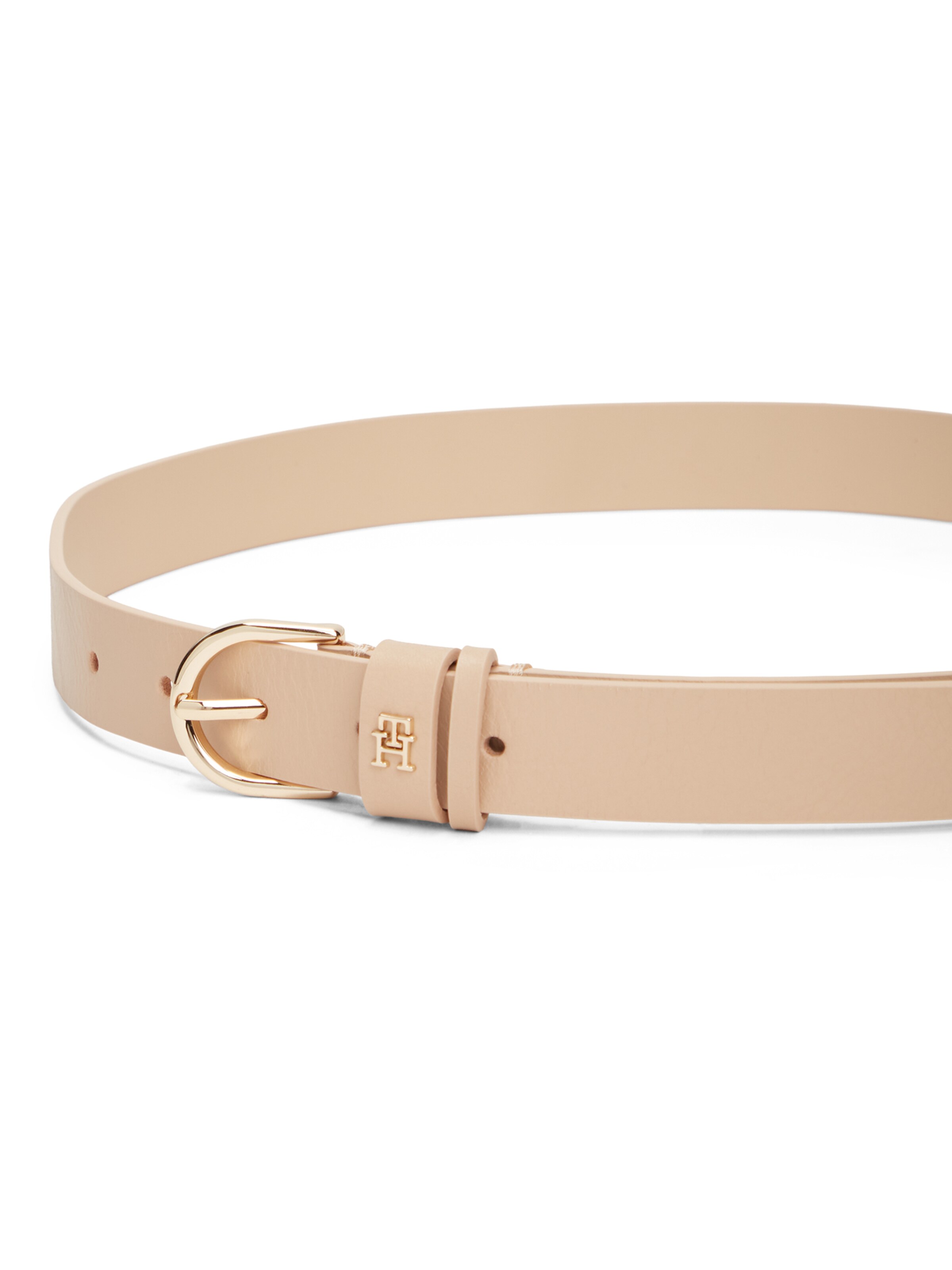 TOMMY HILFIGER Belt 'ESSENTIAL EFFORTLESS' in Beige