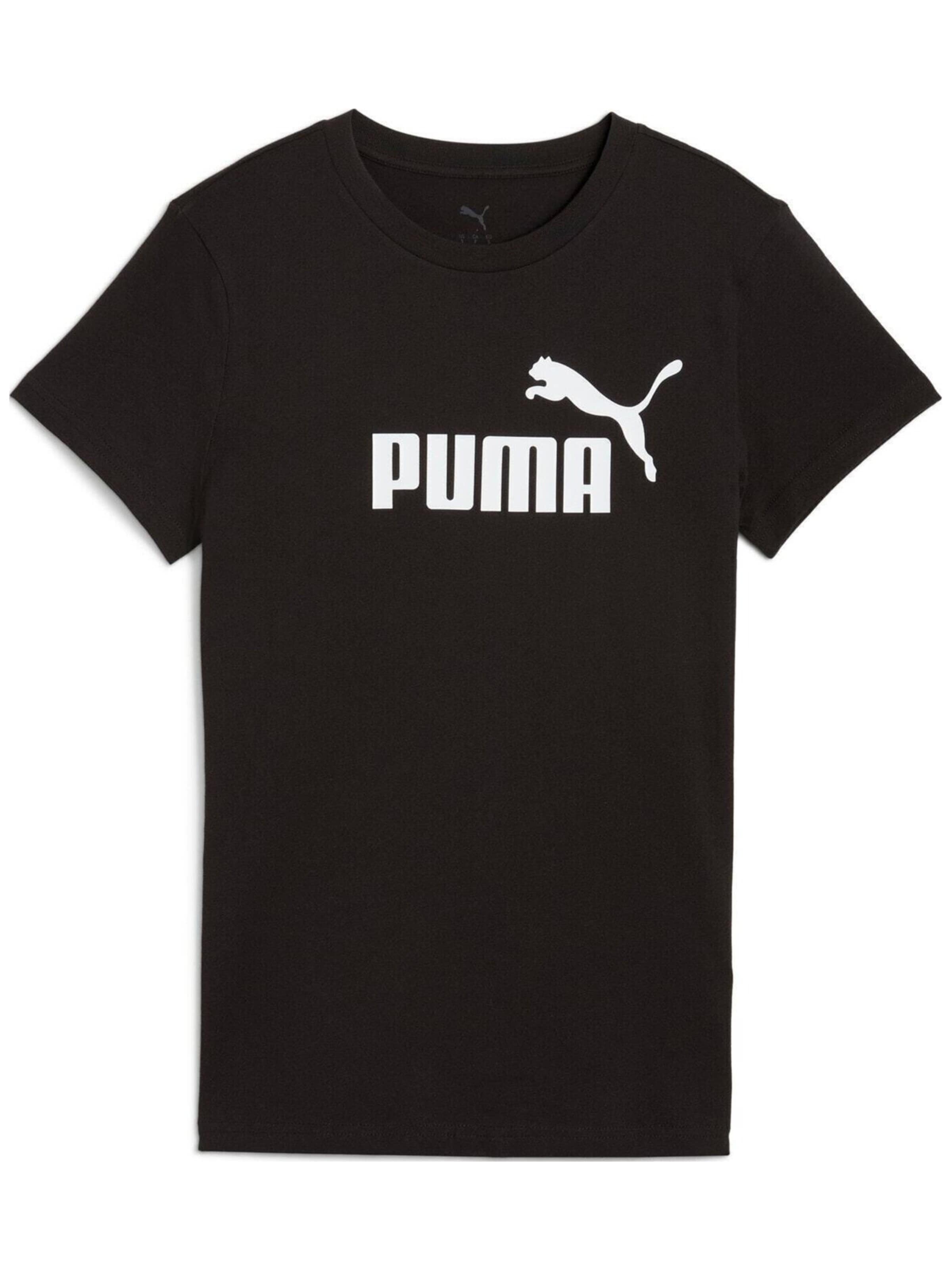 PUMA - Camiseta funcional 'Puma Ess No. 1 Logo Tee' en negro