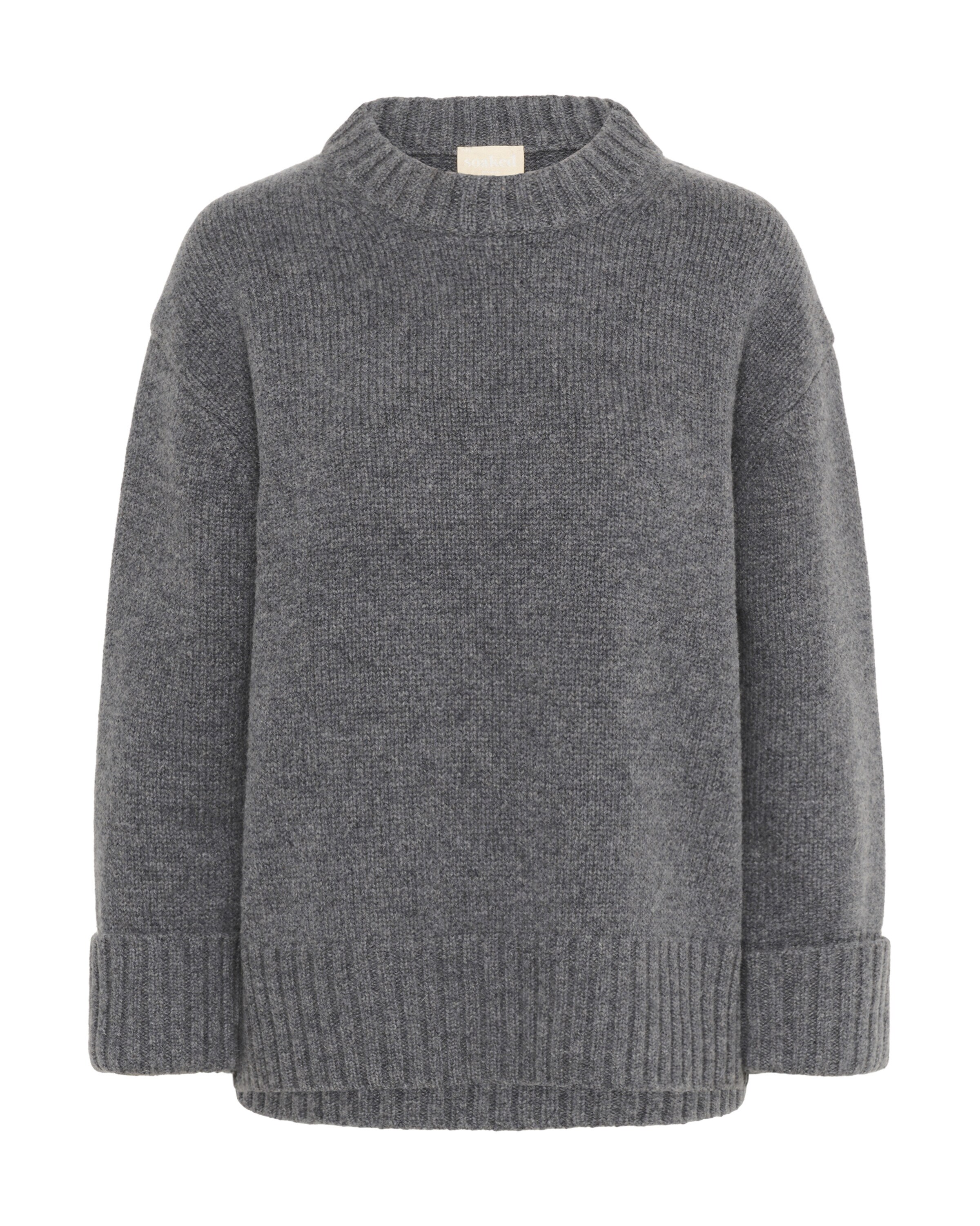 SOAKED IN LUXURY - Pullover em cinzento: frente