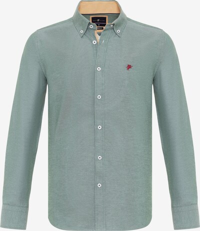DENIM CULTURE Button Up Shirt 'JARELL' in Jade / Burgundy, Item view