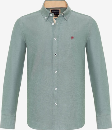 DENIM CULTURE Button Up Shirt 'JARELL' in Green: front