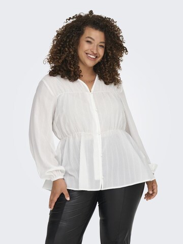 ONLY Carmakoma Blouse in White: front