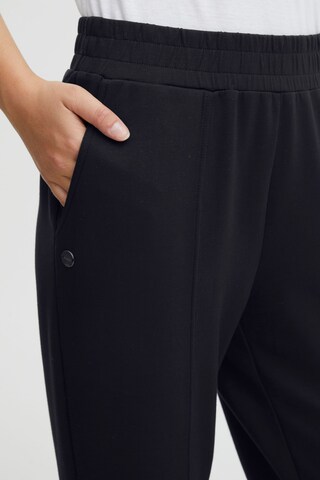 Oxmo - Tapered Pantalón 'PEARL' en negro