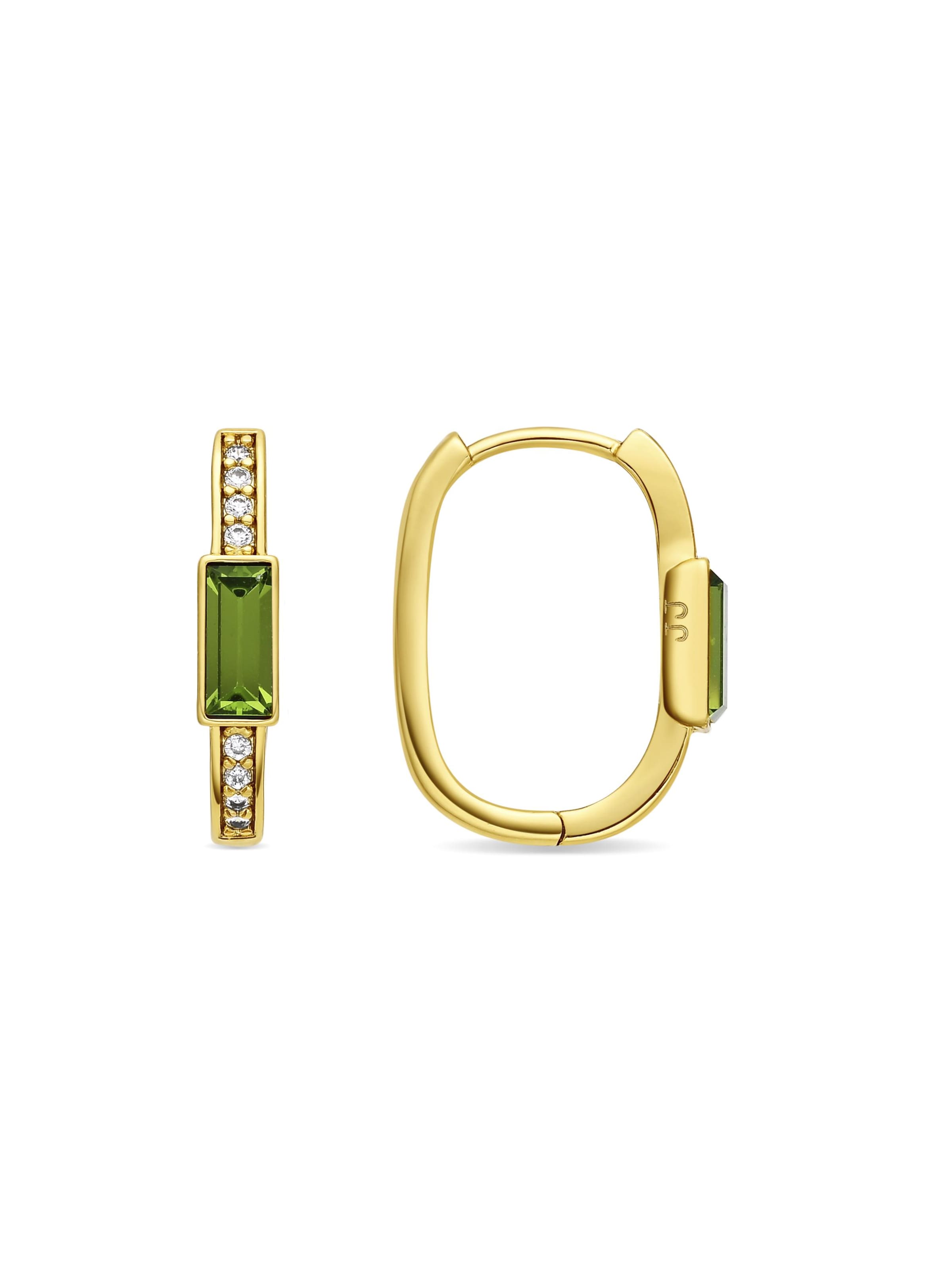 Luxenter - Pendientes 'Rasbael' en verde: frente