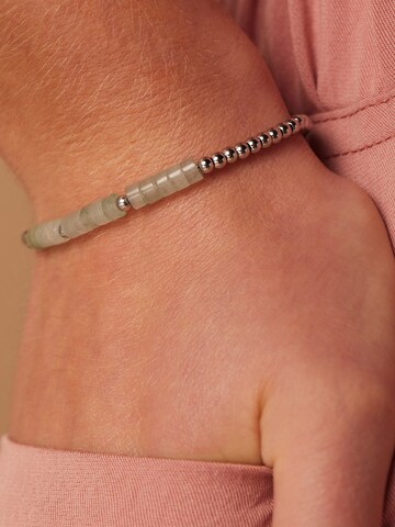 Lucardi Bracelet 'Naturstein ' in Silver: front