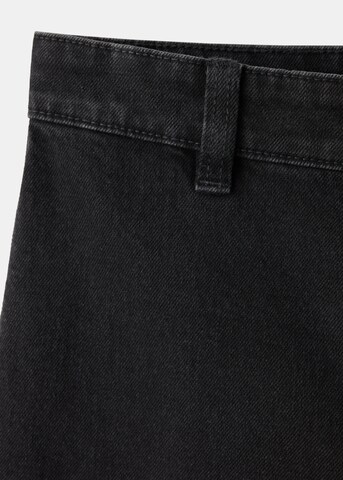 MANGO Wide Leg Farkut 'CATHERIN' värissä musta