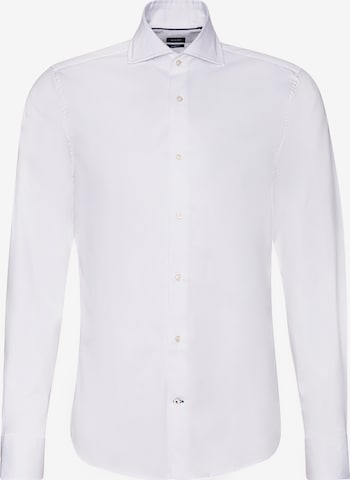 Coupe slim Chemise business 'Pai' JOOP! en blanc : devant