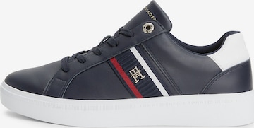 TOMMY HILFIGER Nizke superge | modra barva: sprednja stran