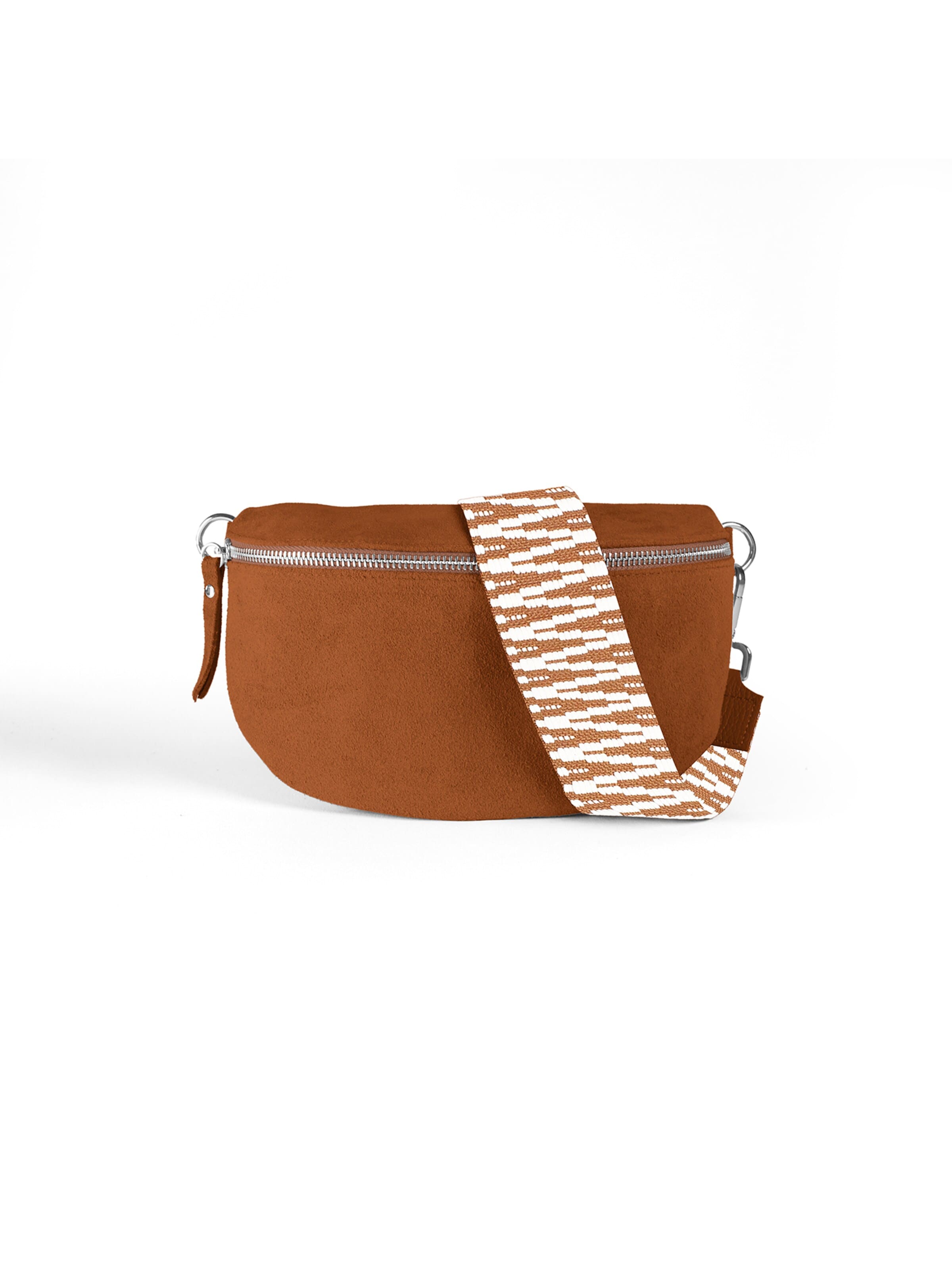 lePelou Gürteltasche 'TINA medium'‌‌‌‌‌‌‌‌ in Braun: Vorderseite