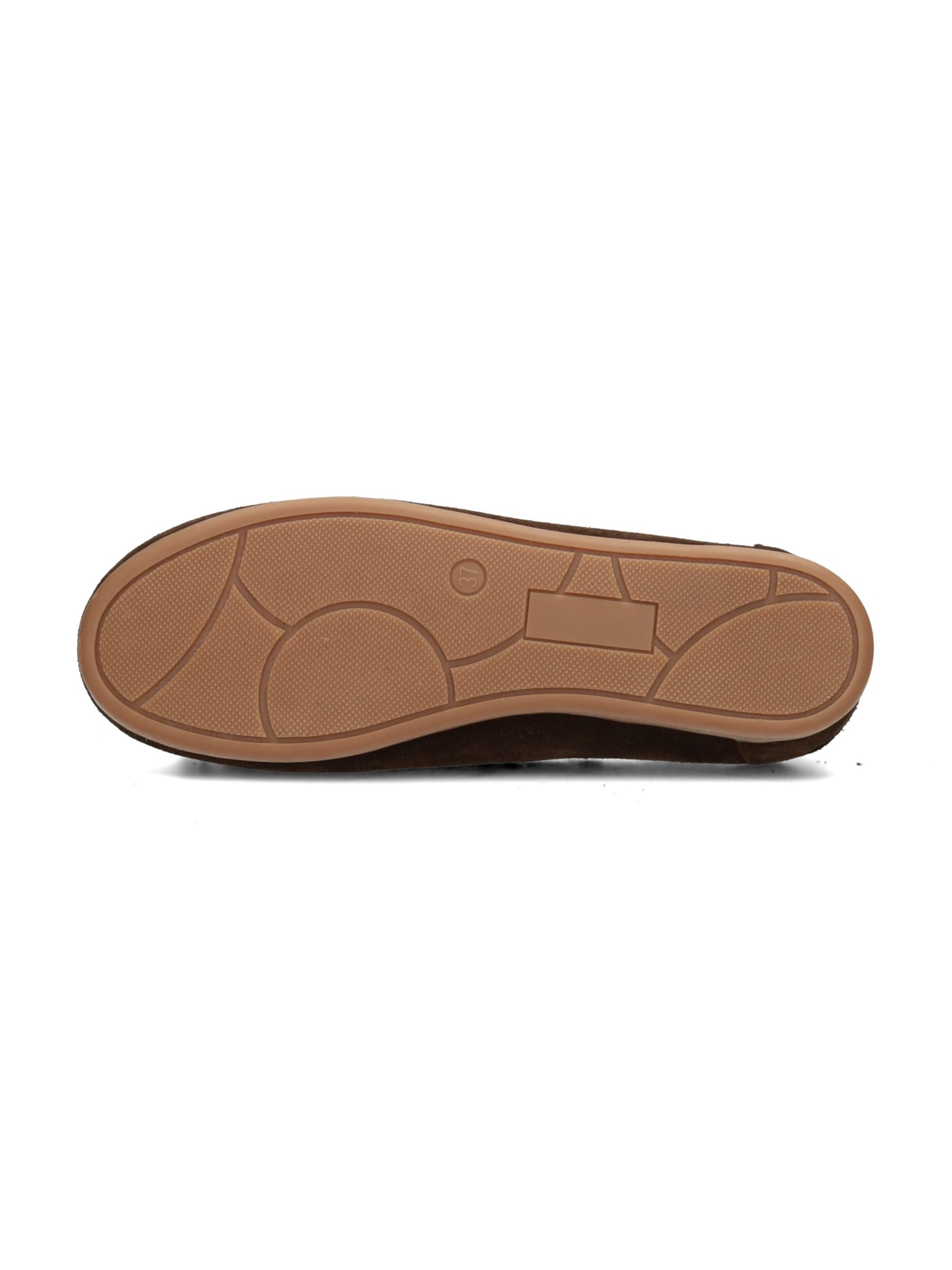 Poelman Instappers 'Poelman ANNE Damen Loafer' in Bruin