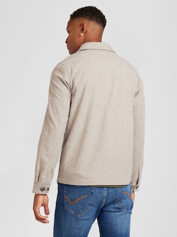 Lindbergh Regular fit Button Up Shirt in Beige