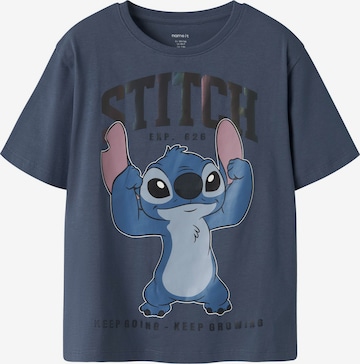 NAME IT Shirt 'Stitch' in Blue: front