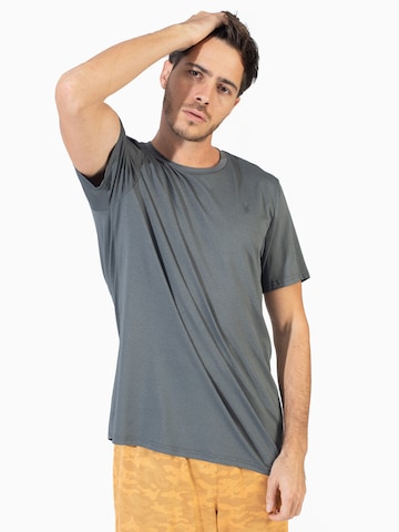 T-Shirt fonctionnel Spyder en gris