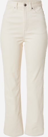 Monki جينز واسع من الأسفل سراويل بلون أبيض: الأمام