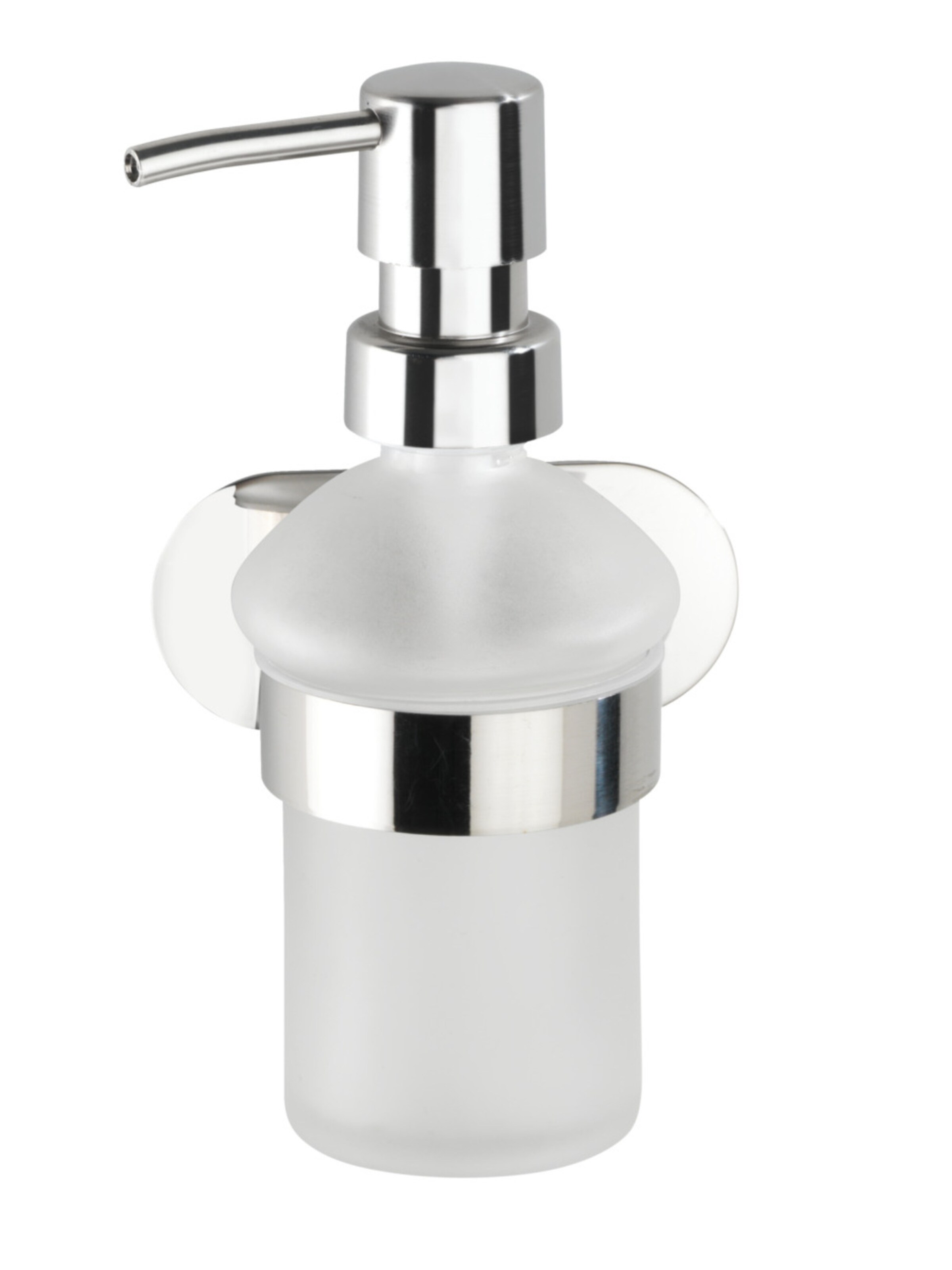 Wenko Seifenspender 'Turbo-Loc® Orea' in Silber: Vorderseite