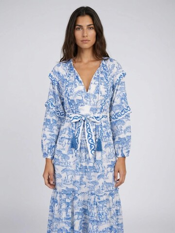 Miss June Šaty 'Robe Longue Francesca' – modrá