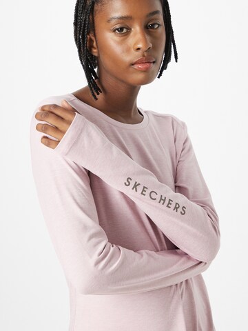 SKECHERS Функционална тениска в розово