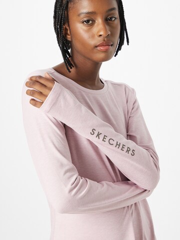 SKECHERS - Camisa funcionais em rosa