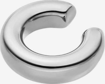 PURELEI - Brincos 'Sleek' em prata: frente