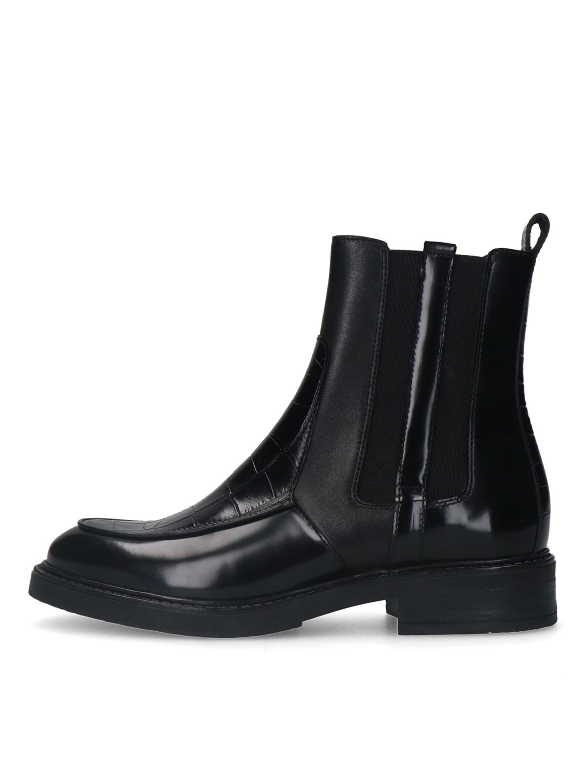 MANFIELD Chelsea boots in Zwart