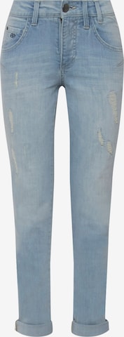 LAURASØN Regular Jeans in Blauw: voorkant