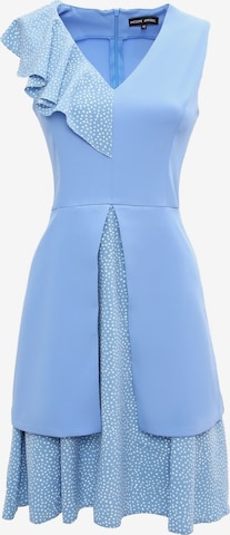 Awesome Apparel Cocktail Dress in Blue: front