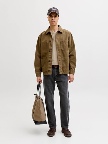 JACK & JONES T-Shirt in Beige