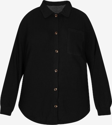 myMo ROCKS Bluse in Schwarz: Vorderseite