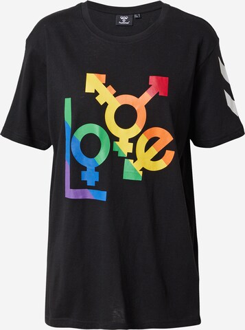 Hummel Performance Shirt 'Love' in Black: front
