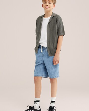 WE Fashion Kardigan w kolorze zielony