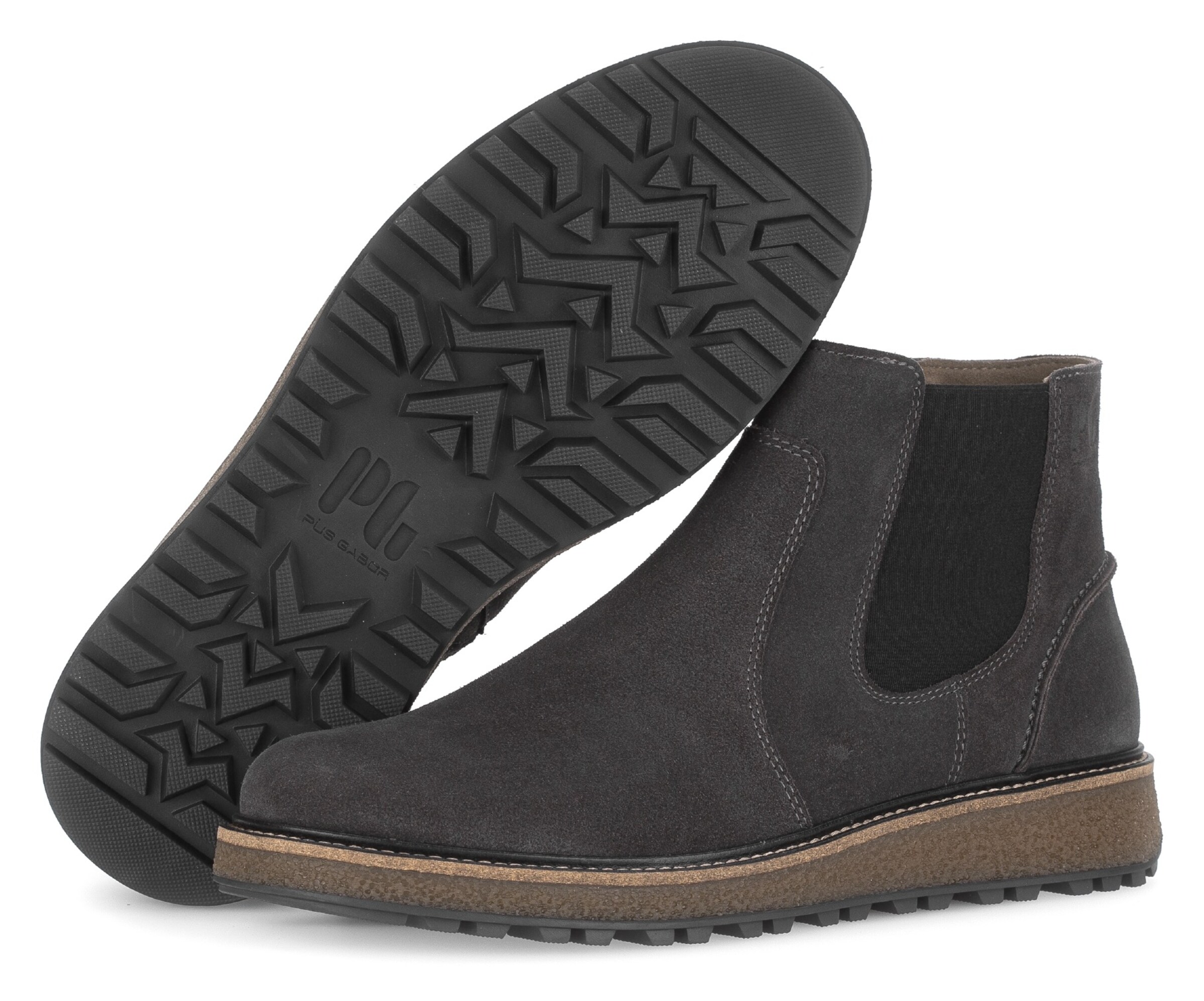 Pius Gabor Chelsea boots in Grau