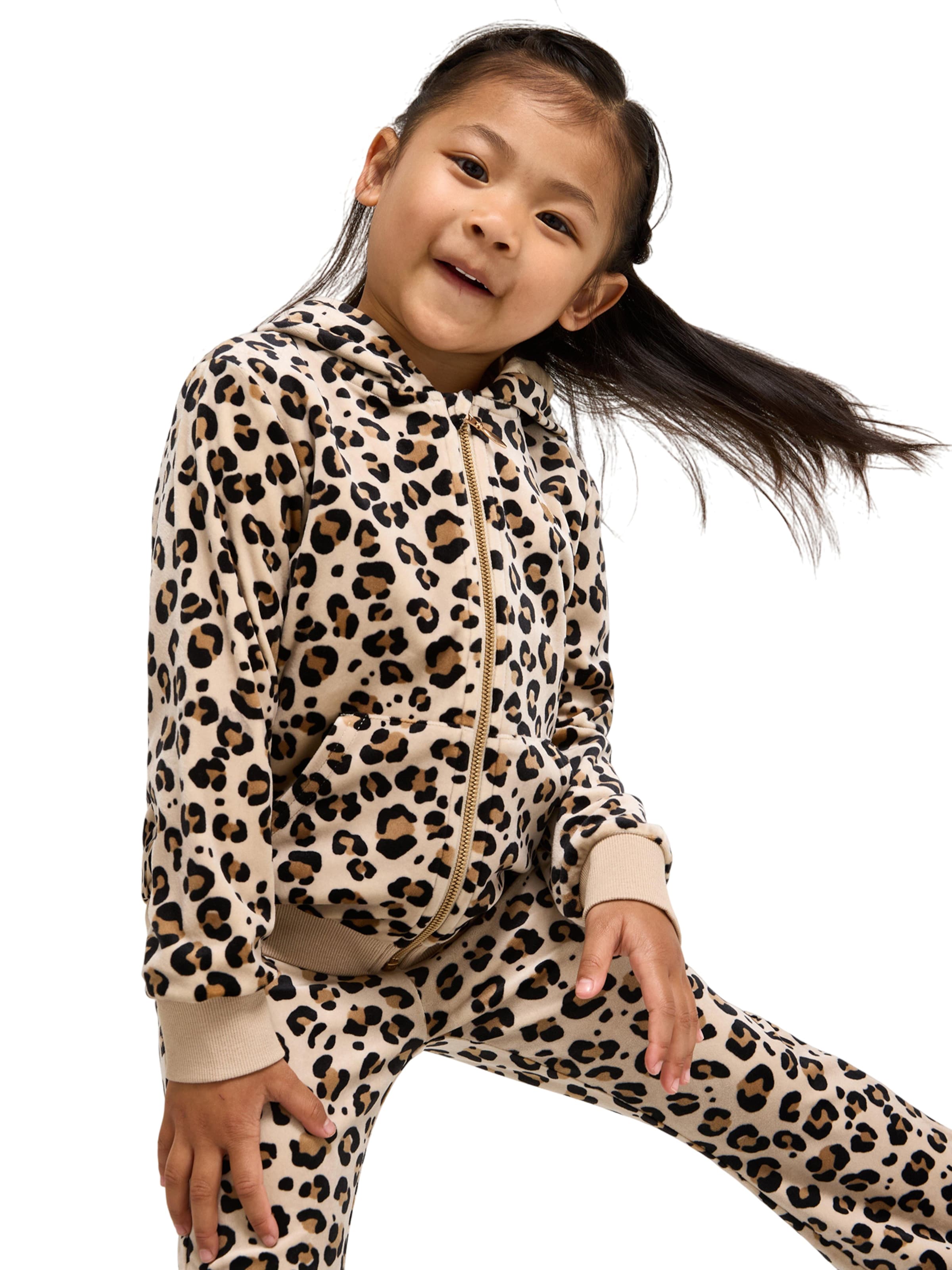 Lindex Кофта на молнии в Бежевый: спереди