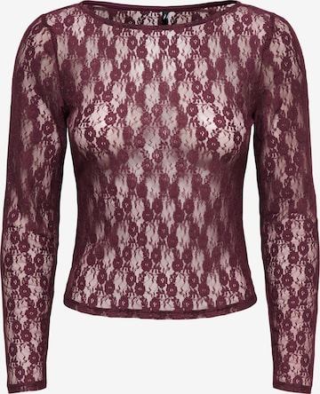 T-shirt ONLY en marron : devant