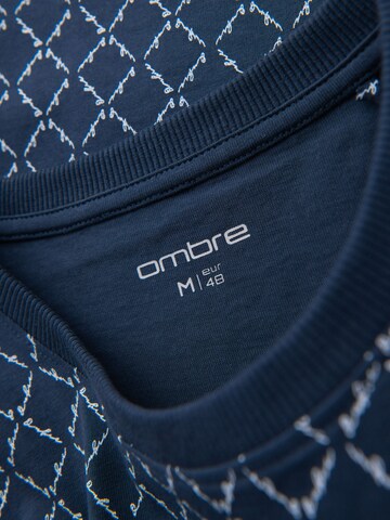 Ombre Shirt in Blauw