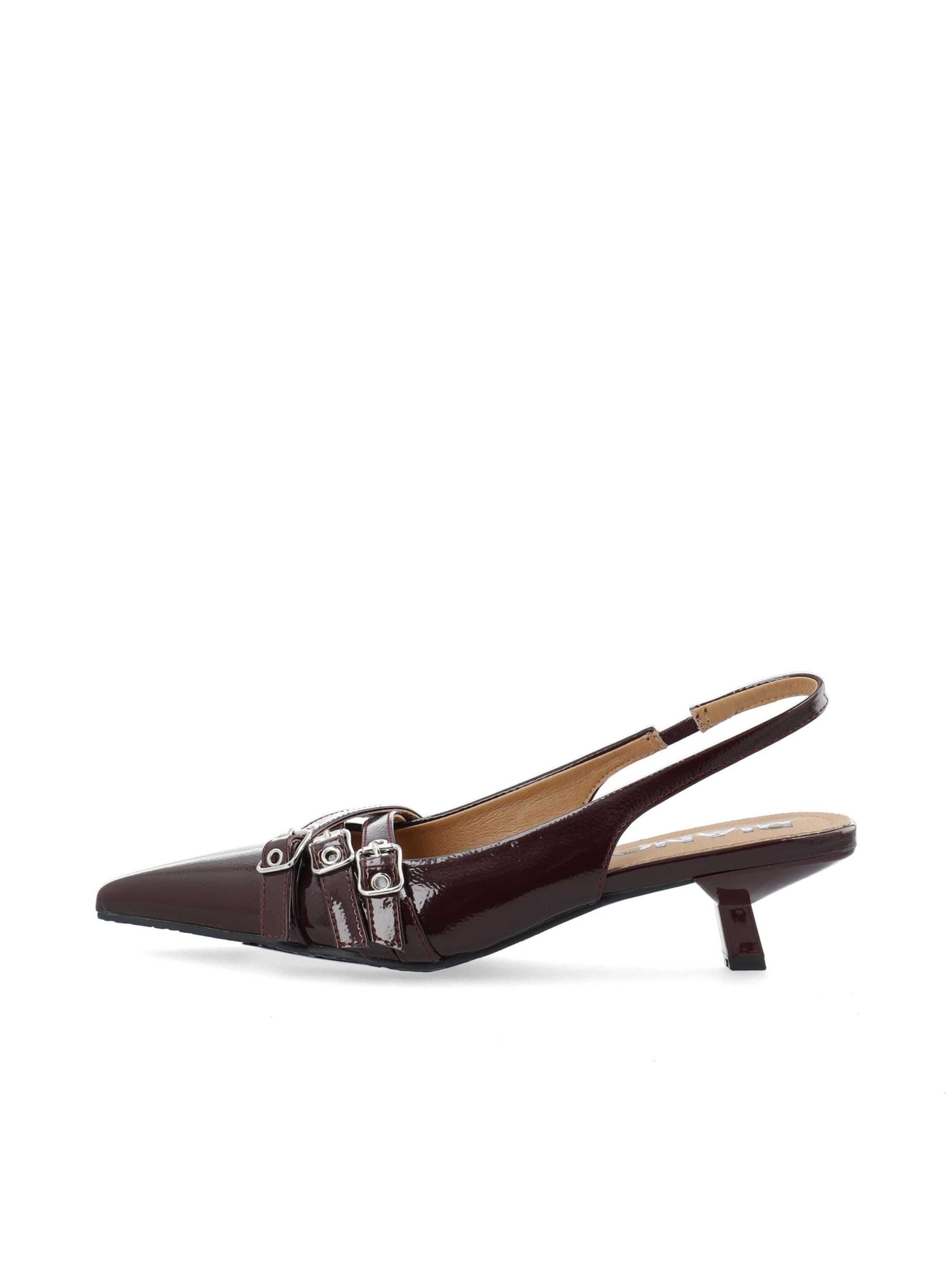 Escarpins à bride arrière 'Kristin' Bianco en rouge : devant