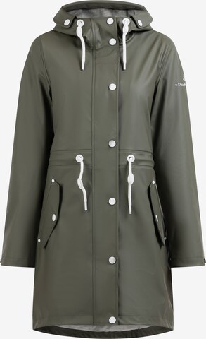 DreiMaster Maritim Raincoat in Green: front