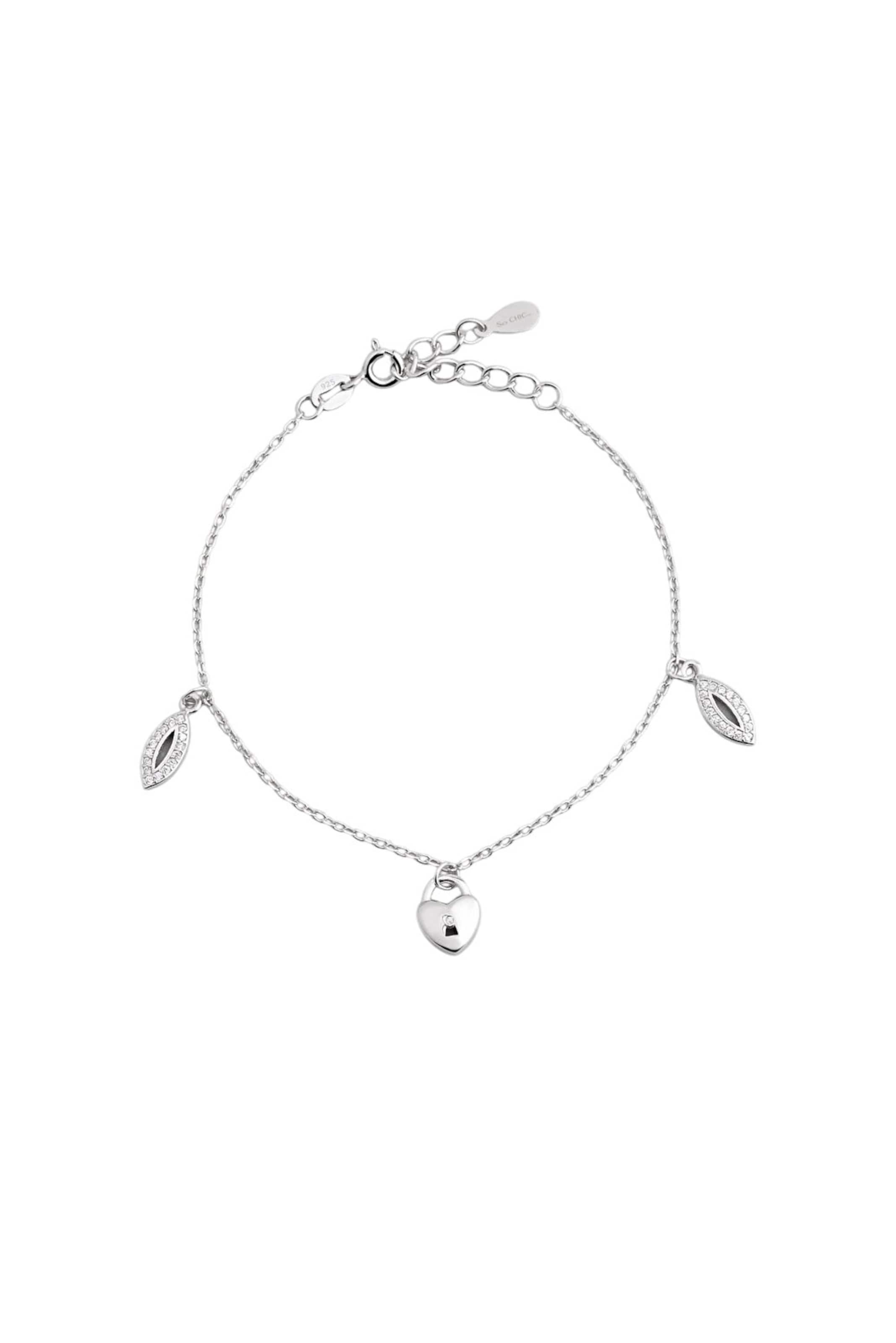 So Chic Armband in Zilver: voorkant