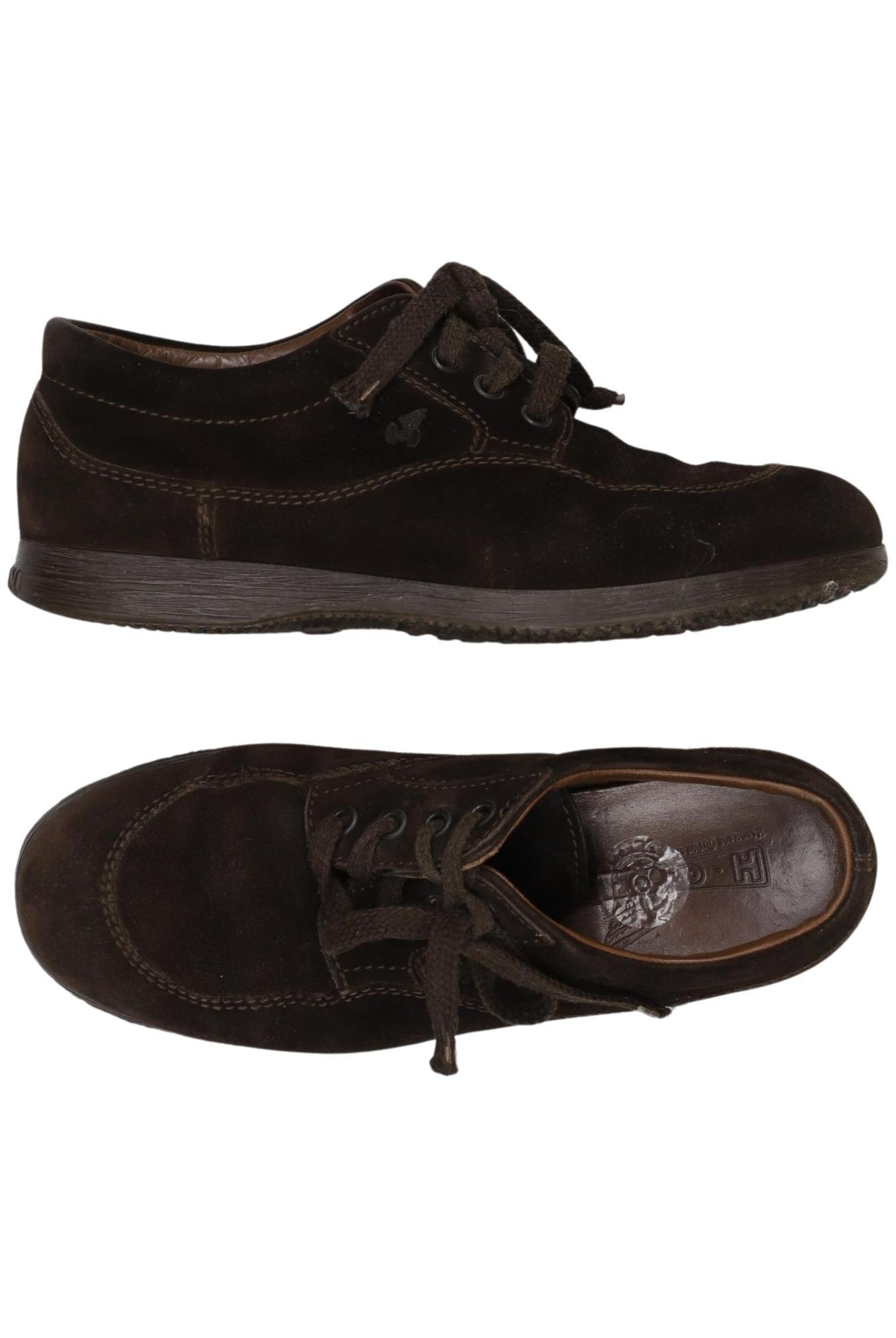 HOGAN Flats & Loafers in 37 in Brown: front