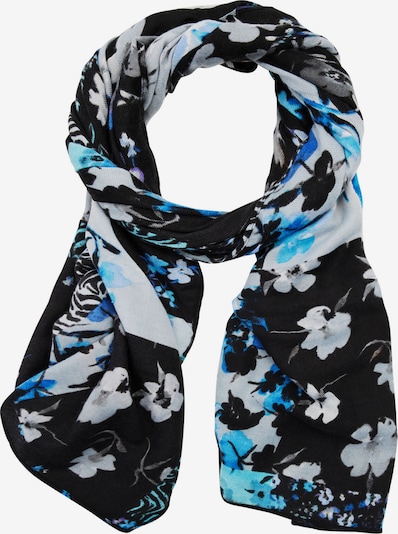 Desigual Scarf in Azure / Dusty blue / Black, Item view