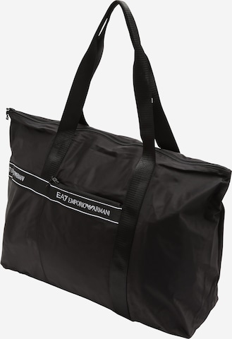 EA7 Emporio Armani Nakupovalna torba | črna barva