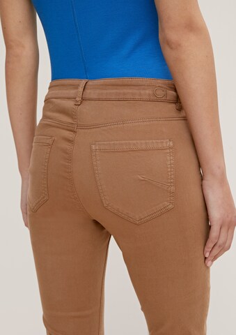 COMMA Skinny Jeans in Braun