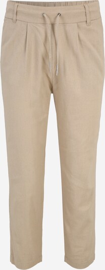 Only Petite Pantalon à pince 'CARO-POPTRASH' en beige foncé, Vue avec produit