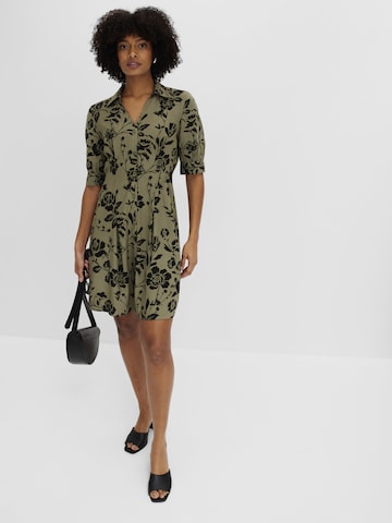 bonprix Blousejurk in Groen