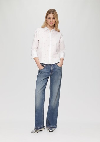 Camicia da donna di QS in bianco
