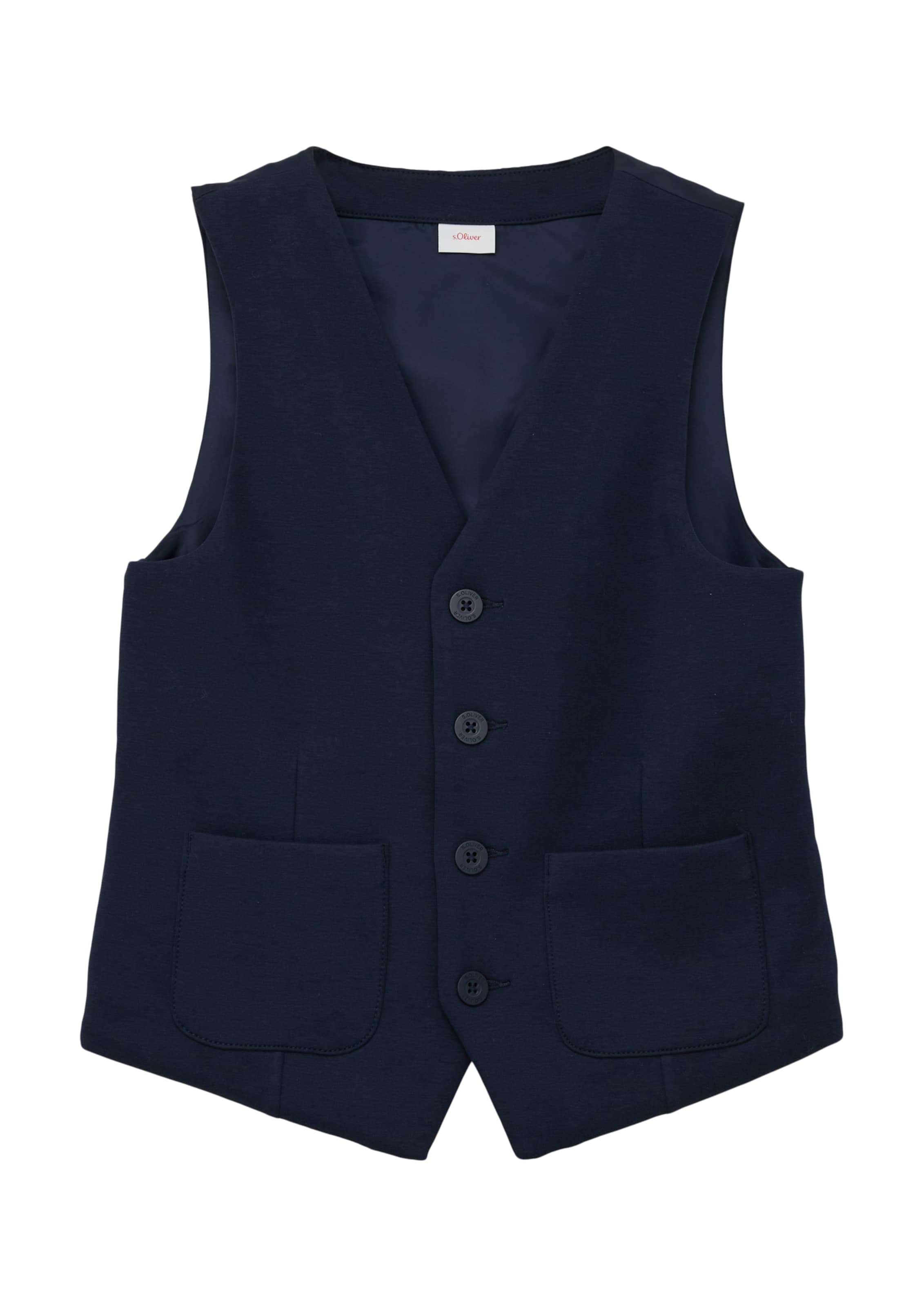 s.Oliver Bodywarmer in Blauw: voorkant