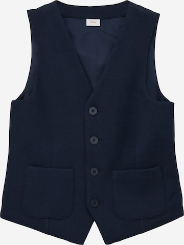 s.Oliver Vest in Blue: front