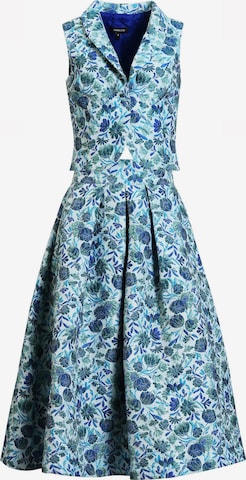 Robe 'Anita' MATSOUR’I en bleu : devant