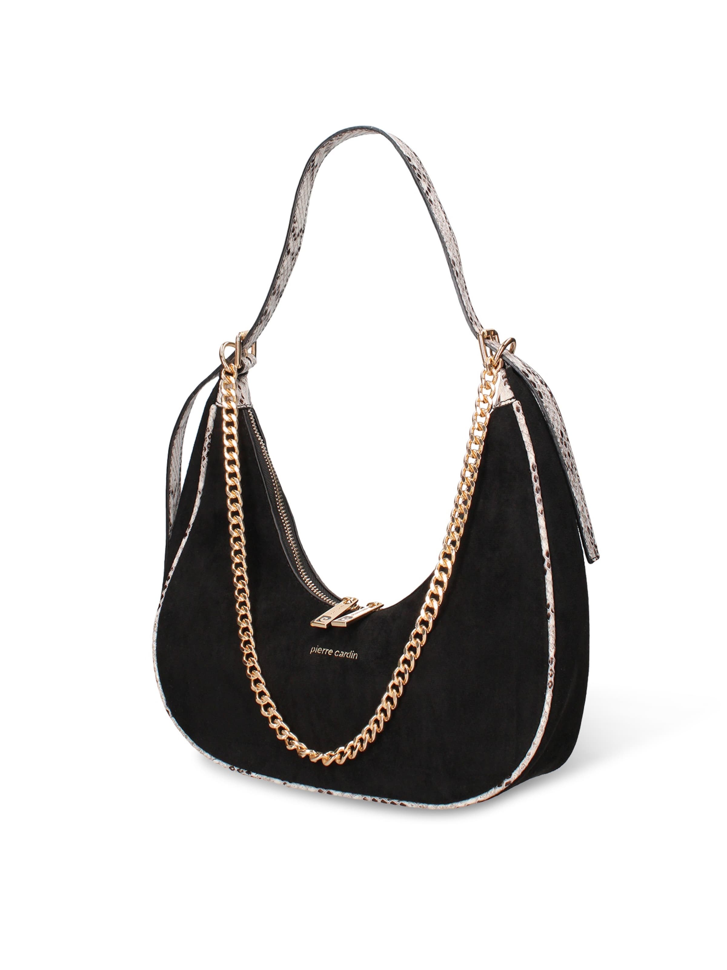 Sac bandoulière PIERRE CARDIN en noir : devant