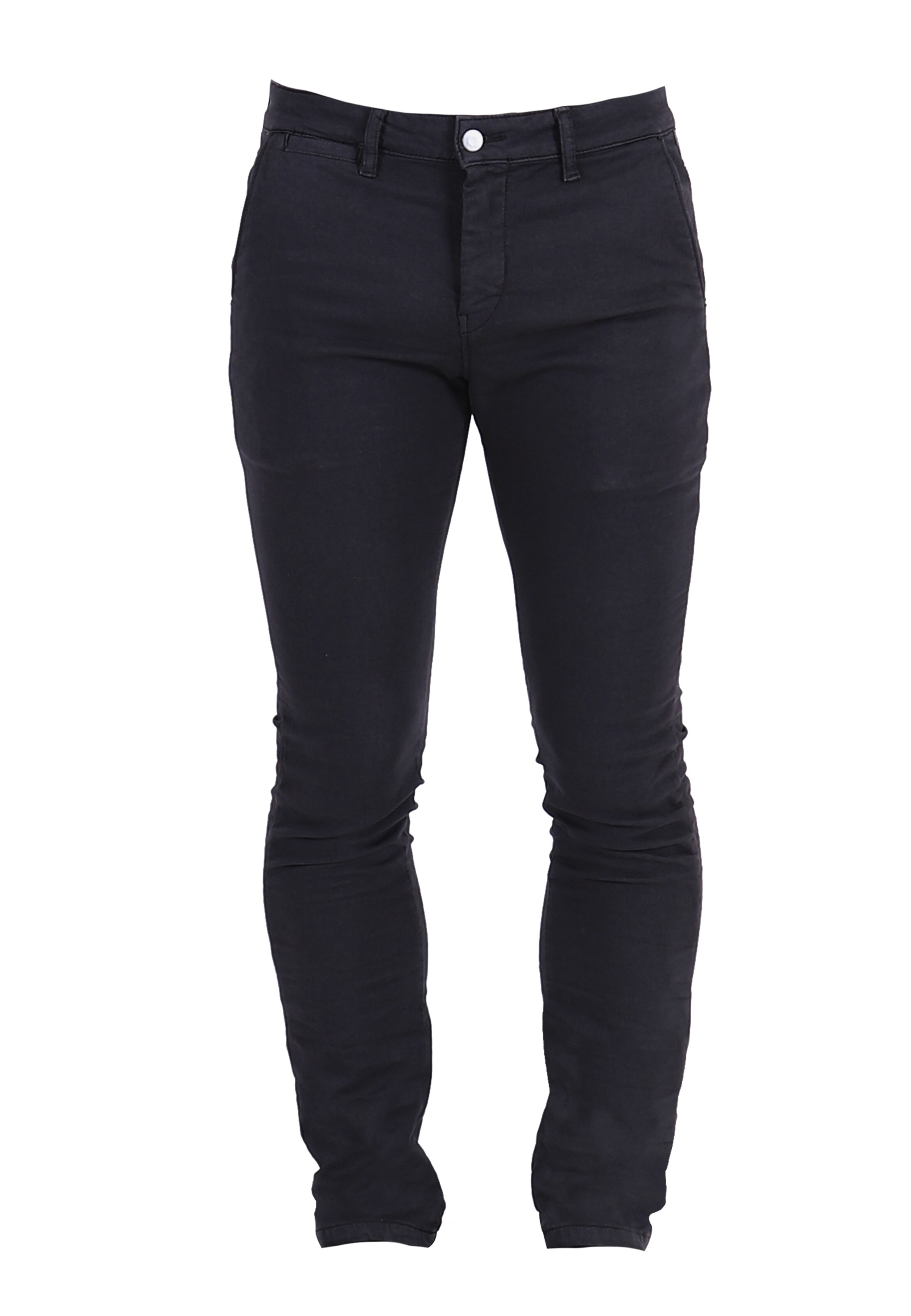 Coupe slim Pantalon chino 'JOGG' Le Temps Des Cerises en gris : devant